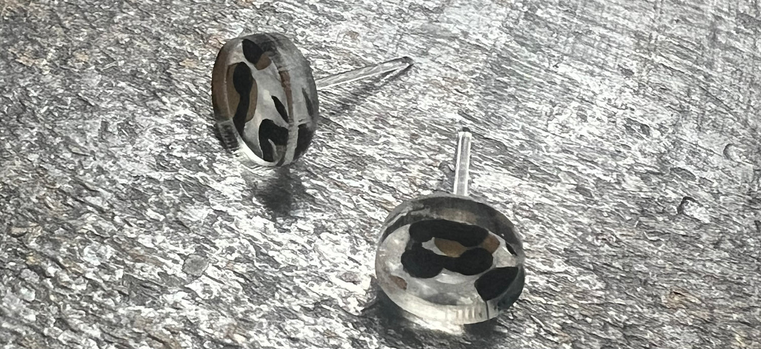 Metal Free Stud Earrings