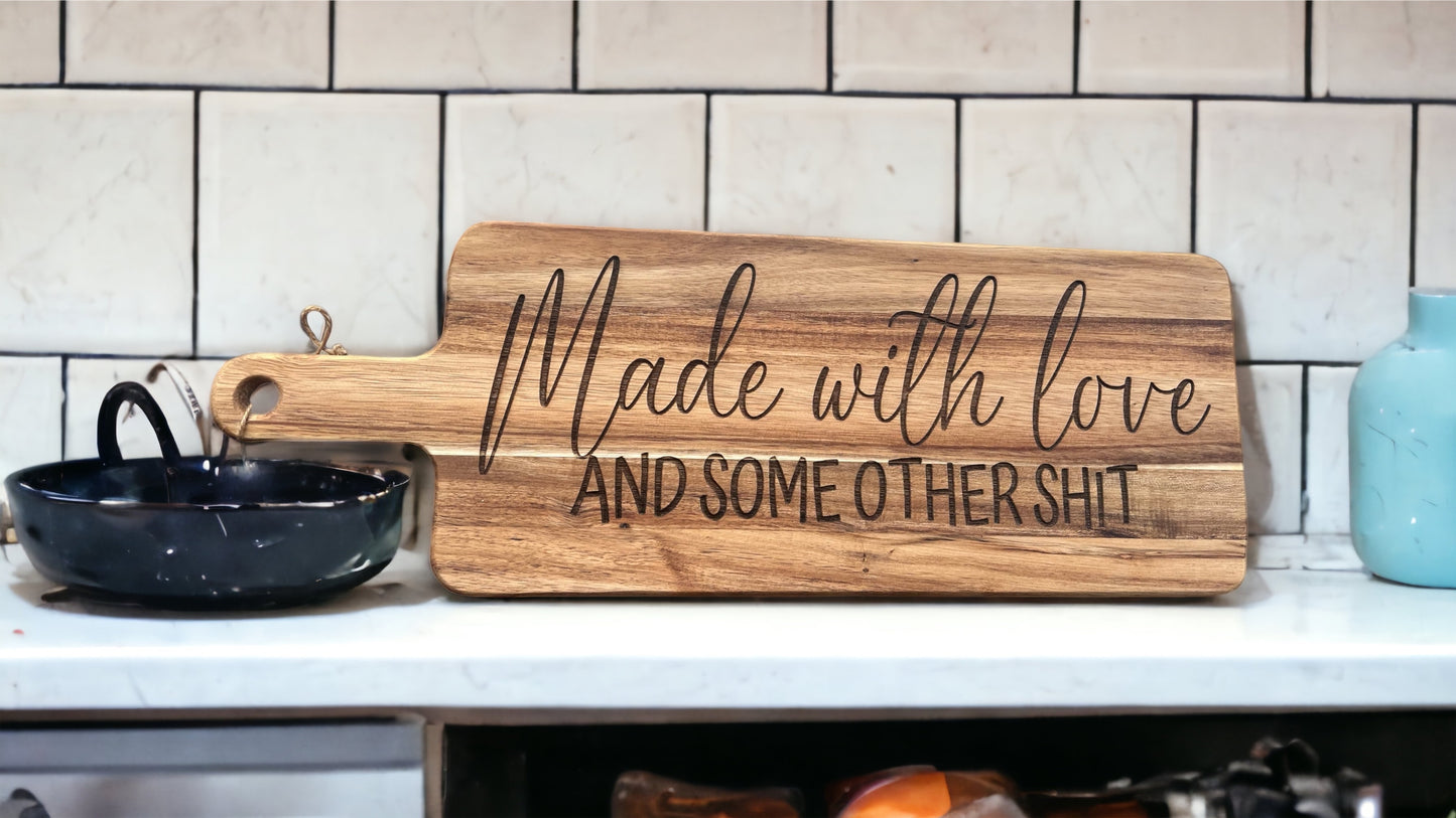 Made with love and… Wood Cutting Board