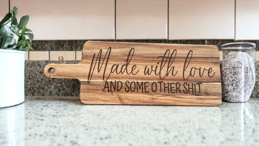 Made with love and… Wood Cutting Board