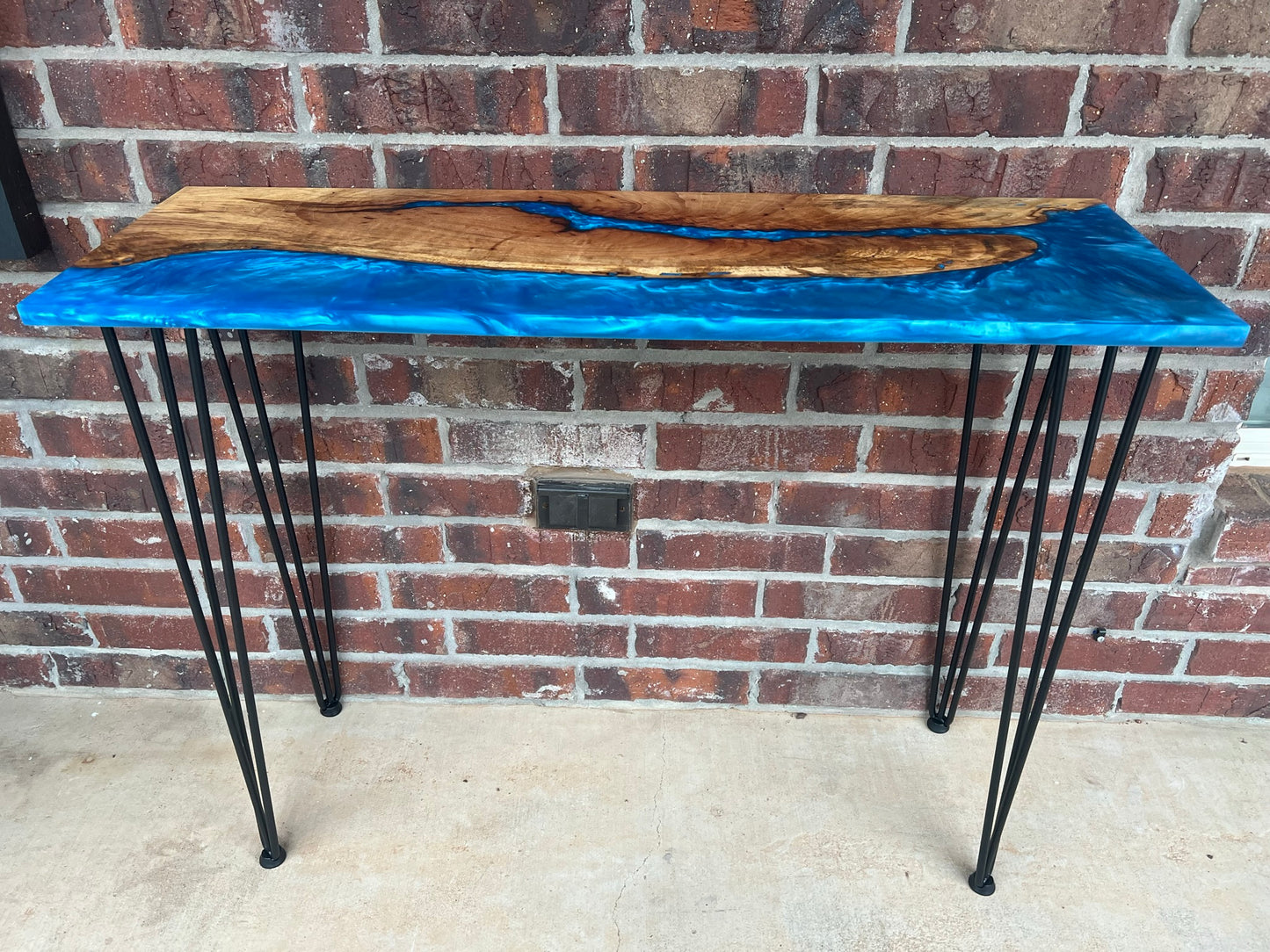 Pecan Accent Table