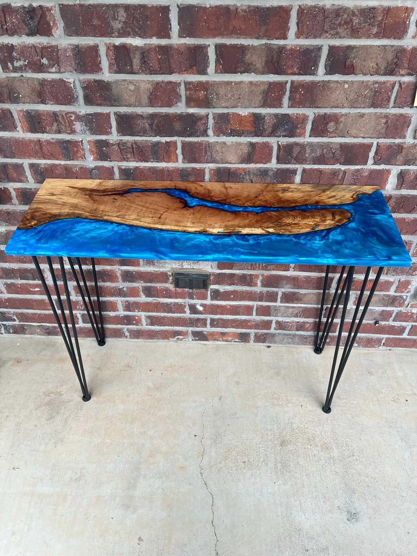 Pecan Accent Table