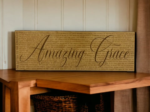 Letter to the Ephesians sign (Amazing Grace)