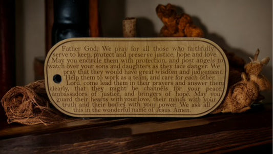 Soldiers Prayer Dog Tag