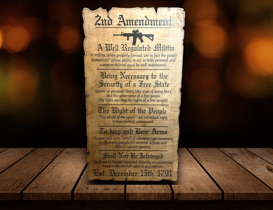 2nd Amendment Sign