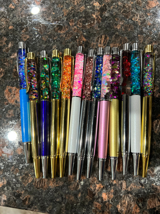 Custom Glitter Floaty Pens