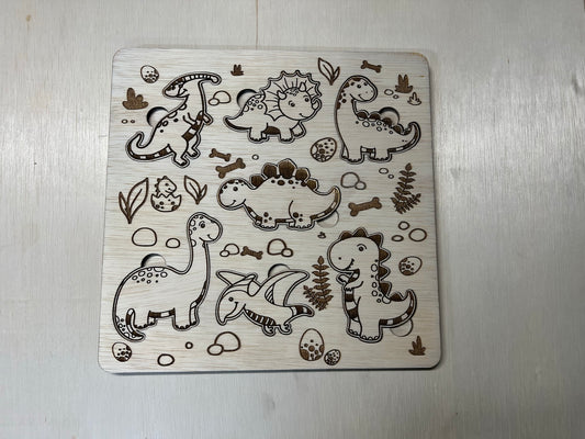 Dinosaur Wood Puzzle